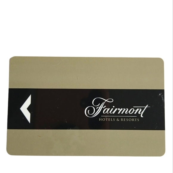 Fairmont Resort Key Card Room Key Memorabilia Logo View  Luxury Vacation - Picture 1 of 3